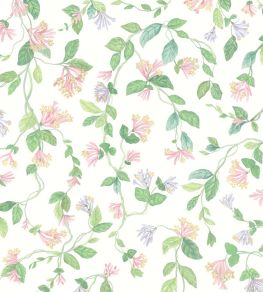 Flora Wallpaper by Cole & Son Blush, Sage, & Mulberry on Cream Flora Wallpaper by Cole & Son Blush, Sage, & Mulberry on Cream