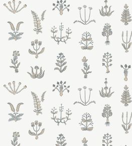 Floral Spot Wallpaper by Josephine Munsey Bude Blue/Cromwell Stone Floral Spot Wallpaper by Josephine Munsey Bude Blue/Cromwell Stone