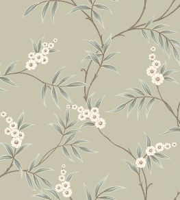Floral Tree Wallpaper by Borastapeter Green Floral Tree Wallpaper by Borastapeter Green