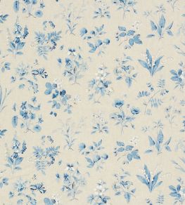Floreana Fabric by Schumacher Blue