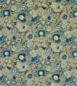 Florella Velvet Fabric by Ian Sanderson Glaslyn Florella Velvet Fabric by Ian Sanderson Glaslyn