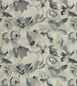 Flores Embroidery Fabric by Harlequin Pumice/Slate/Beau Flores Embroidery Fabric by Harlequin Pumice/Slate/Beau