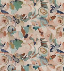 Flores Embroidery Fabric by Harlequin Rust/Burgundy/Forest Flores Embroidery Fabric by Harlequin Rust/Burgundy/Forest
