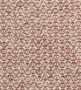 Flori Fabric by James Hare Cherry Rose Flori Fabric by James Hare Cherry Rose
