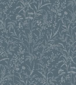 Florian Wallpaper by Borastapeter Navy Florian Wallpaper by Borastapeter Navy