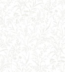 Florian Wallpaper by Borastapeter White Florian Wallpaper by Borastapeter White