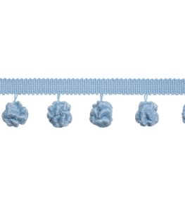 Florian Fringe Trimming by Thibaut Aqua Florian Fringe Trimming by Thibaut Aqua