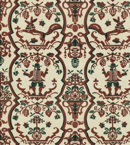 Floricsome Wallpaper by MINDTHEGAP Beige/Green/Red