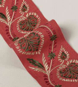 Florinda Braid Trimming by Colefax and Fowler Red