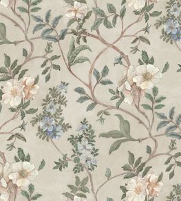 Flory Wallpaper by Josephine Munsey Green Flory Wallpaper by Josephine Munsey Green