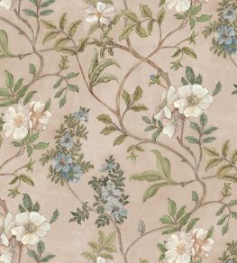 Flory Wallpaper by Josephine Munsey Pink Flory Wallpaper by Josephine Munsey Pink