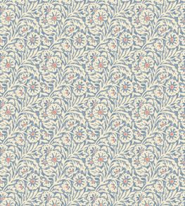 Flower Patch Wallpaper by GP & J Baker Blue Flower Patch Wallpaper by GP & J Baker Blue