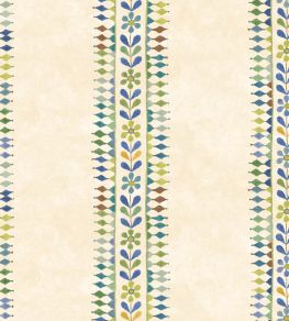 Flower Pot Wallpaper by GP & J Baker Blue/Green Flower Pot Wallpaper by GP & J Baker Blue/Green
