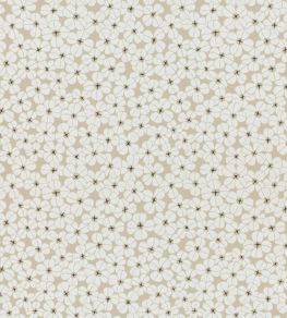 Flower Shower Wallpaper by Langelid Von Bromssen Chalk White Flower Shower Wallpaper by Langelid Von Bromssen Chalk White