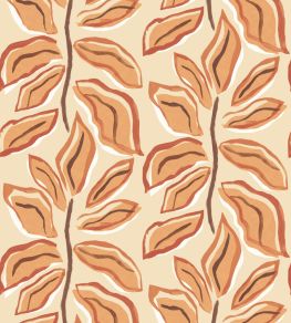 Foli Wallpaper by Ohpopsi Apricot Twist