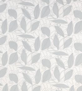 Foliage Fabric by Christopher Farr Cloth Pale Blue Foliage Fabric by Christopher Farr Cloth Pale Blue