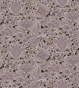 Folk Floral Wallpaper by Parker & Jules Lilac Folk Floral Wallpaper by Parker & Jules Lilac