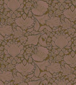 Folk Floral Fabric by Parker & Jules Poison Folk Floral Fabric by Parker & Jules Poison