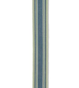 Folkloric Stripe Braid Trimming by Volga Linen Delft Blue