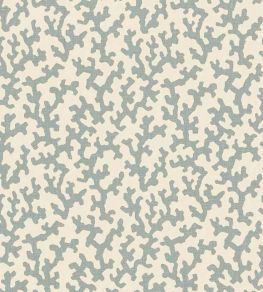 Folly Fabric by Schumacher Orpington Blue Folly Fabric by Schumacher Orpington Blue