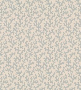 Folly Wallpaper by Schumacher Orpington Blue Folly Wallpaper by Schumacher Orpington Blue