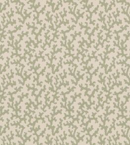 Folly Wallpaper by Schumacher Sage Folly Wallpaper by Schumacher Sage