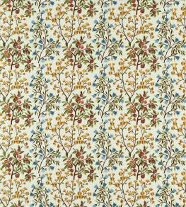 Foraging Embroidery Fabric by Sanderson Rowanberry Foraging Embroidery Fabric by Sanderson Rowanberry