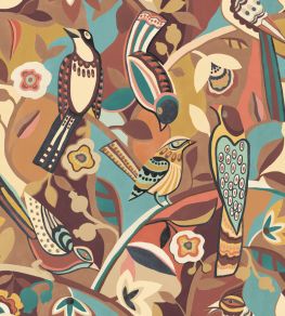 Forest Chorus Wallpaper by Ohpopsi Copperlight
