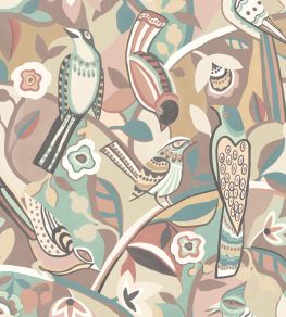 Forest Chorus Wallpaper by Ohpopsi Warm Sand Forest Chorus Wallpaper by Ohpopsi Warm Sand