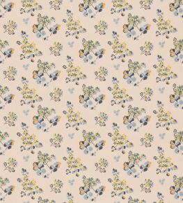 Forest Flower Fabric by GP & J Baker Blue/Green Forest Flower Fabric by GP & J Baker Blue/Green