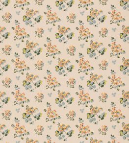 Forest Flower Fabric by GP & J Baker Teal/Spice