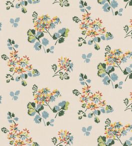 Forest Flower Wallpaper by GP & J Baker Teal/Spice