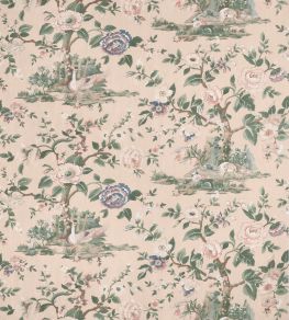 Forest Lodge Fabric by Thibaut Apricot Forest Lodge Fabric by Thibaut Apricot