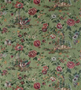 Forest Lodge Fabric by Thibaut Green Forest Lodge Fabric by Thibaut Green