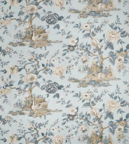 Forest Lodge Fabric by Thibaut Spa Blue Forest Lodge Fabric by Thibaut Spa Blue