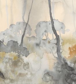 Forest Seasons Mural by Ohpopsi Slate & Linen Forest Seasons Mural by Ohpopsi Slate & Linen