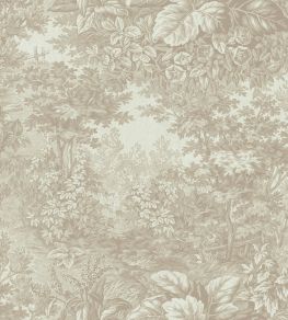 Forest Toile Mural by Sandberg Sandstone Forest Toile Mural by Sandberg Sandstone