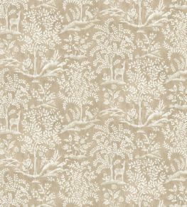 Foret Fabric by Nina Campbell Neutral Foret Fabric by Nina Campbell Neutral