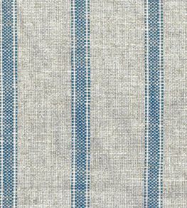 Forfar Stripe Fabric by Ian Mankin Bluestone Forfar Stripe Fabric by Ian Mankin Bluestone