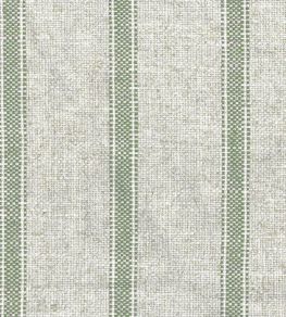 Forfar Stripe Fabric by Ian Mankin Moss Forfar Stripe Fabric by Ian Mankin Moss