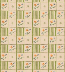 Forget-Me-Not Fabric by GP & J Baker Green Forget-Me-Not Fabric by GP & J Baker Green