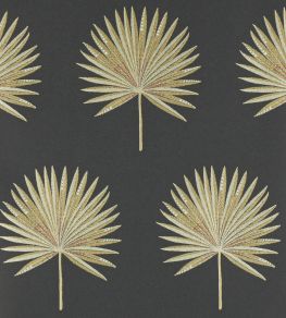 Fortunei Wallpaper by Jane Churchill Black/Gold Fortunei Wallpaper by Jane Churchill Black/Gold