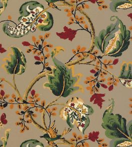 Fox Hollow Wallpaper by Schumacher Multi On Flannel