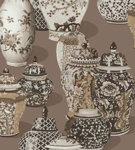Fragile Wallpaper by Eijffinger Brown
