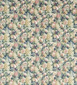 Francis Velvet Fabric by Clarke & Clarke Midnight