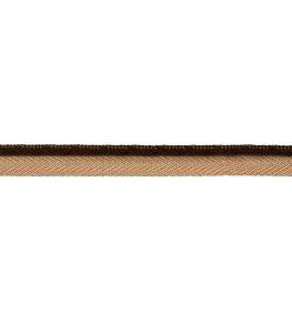 Francoise Cord with Tape Trimming by Samuel & sons Mink Francoise Cord with Tape Trimming by Samuel & sons Mink