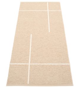 Fred Runner Rug by Pappelina Beige/Vanilla