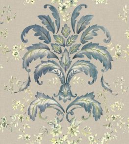 French Damask Wallpaper by Coordonne Sapphire French Damask Wallpaper by Coordonne Sapphire