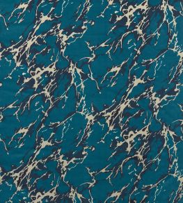French Marble Velvet Fabric by Zoffany Serpentine