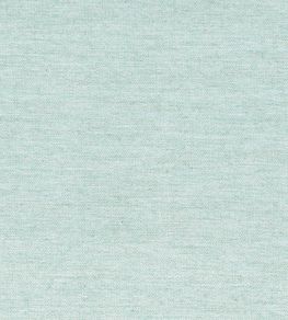 Fresco Herringbone Fabric by Ian Mankin Bluebell